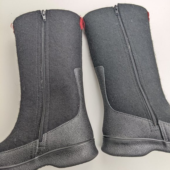 Sheep Wool Felt Galoshes Boots Size Valenki EU 39 - Picture 4 of 13